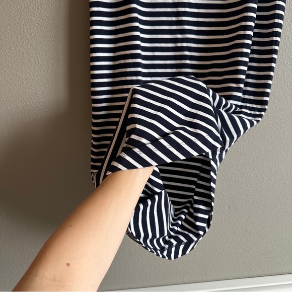 NWT Universal Standard Geneva Navy Striped Midi Dress XS - Picture 6 of 12